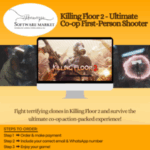 Killing Floor 2 game box featuring intense first-person shooter action with cooperative gameplay