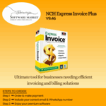 NCH Express Invoice Plus v9.46 software interface for desktop invoicing on Windows
