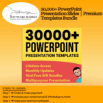PowerPoint Presentation Templates bundle with over 30,000 editable and professional slide designs