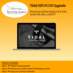 Tidal HiFi PLUS account for premium music streaming on iOS, Android, Mac, and PC