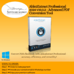 Able2Extract Professional interface showing PDF to Excel conversion