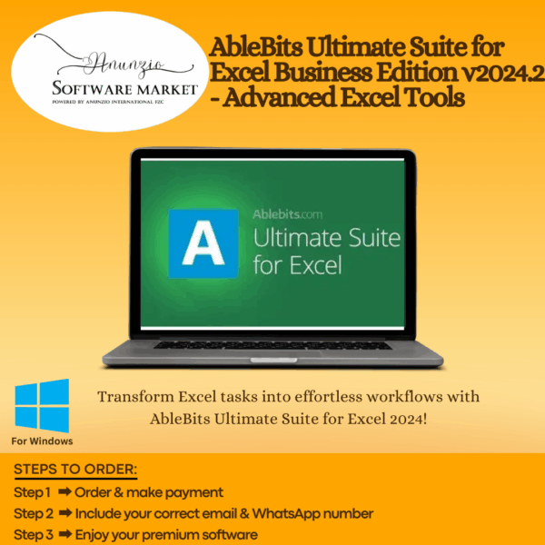 AbleBits Ultimate Suite Business Edition interface with Excel data tools