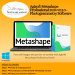 Agisoft Metashape Professional software interface for 3D photogrammetry modeling