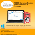 All PDF Converter Pro interface for converting PDF files into multiple editable formats