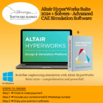 Altair HyperWorks Suite interface with solvers for CAE simulation and optimization