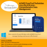AOMEI FoneTool Technician interface for managing iPhone and iPad backups and transfers