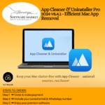App Cleaner & Uninstaller Pro interface showing Mac app removal and cleanup tools