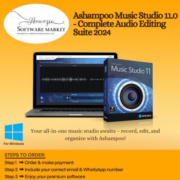 Ashampoo Music Studio software interface for audio editing and music file management