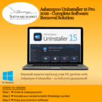 Ashampoo UnInstaller 15 Pro interface displaying deep cleaning and uninstall features