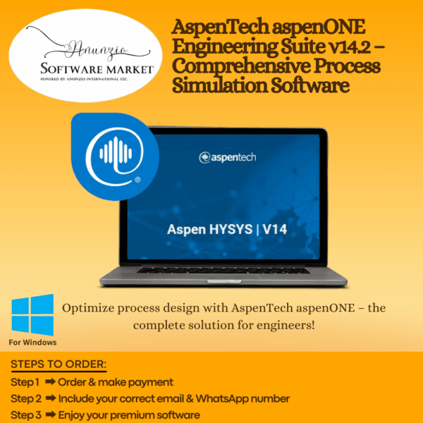 AspenTech aspenONE Engineering Suite interface for chemical process simulation and design