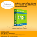 Auslogics Disk Defrag Ultimate interface showing disk optimization for Windows PCs