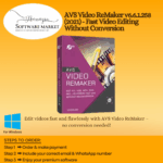 AVS Video ReMaker software interface showing timeline editing without conversion