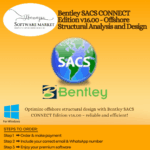 Bentley SACS CONNECT Edition software interface for offshore structural analysis