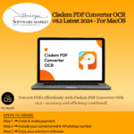 Cisdem PDF Converter OCR interface on Mac converting PDF to Word