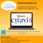 Citavi Pro software interface for efficient academic research and reference management