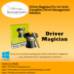 Driver Magician Pro dashboard showing driver backup, restore, and update tools for Windows