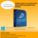 Folder Lock software interface showing file encryption and password protection features