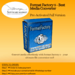 Format Factory 5 interface for converting videos, audio, and images across formats