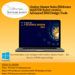 Graitec Master Suite interface showing structural design and analysis tools for engineers