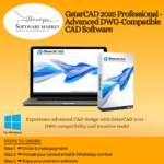 GstarCAD 2025 Professional interface showcasing DWG-compatible CAD tools and features