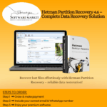 Hetman Partition Recovery software interface for restoring lost or deleted data from damaged partitions