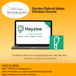 Heyzine Flipbook Maker Premium for converting PDFs into interactive flipbooks.