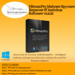 HitmanPro Malware Spyware Remover software box for advanced antivirus protection