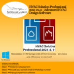 HVAC Solution Professional interface with drag-and-drop tools for HVAC system design