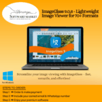ImageGlass software interface showcasing 70+ format compatibility