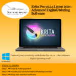 Krita Pro interface showing digital painting and illustration tools