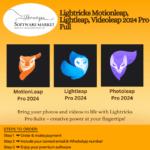 Lightricks Motionleap, Lightleap, and Videoleap Pro Suite interface for photo and video editing