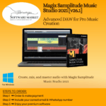 Magix Samplitude Music Studio software interface for professional music production and editing