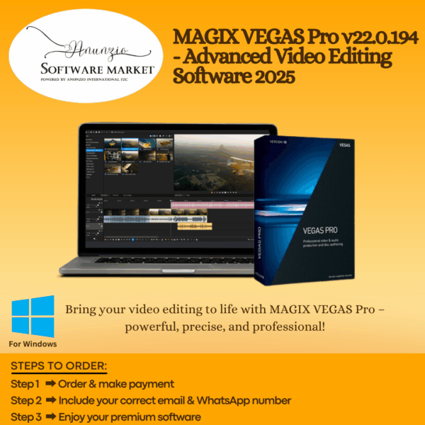 MAGIX VEGAS Pro video editing software interface showcasing multitrack and real-time editing features