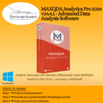 MAXQDA Analytics Pro software dashboard for qualitative data analysis