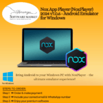 Nox App Player interface showing Android emulator running on Windows desktop