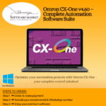 Omron CX-One software suite interface for PLC and HMI programming and automation