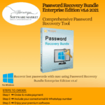 Password Recovery Bundle software interface for recovering passwords from files and apps