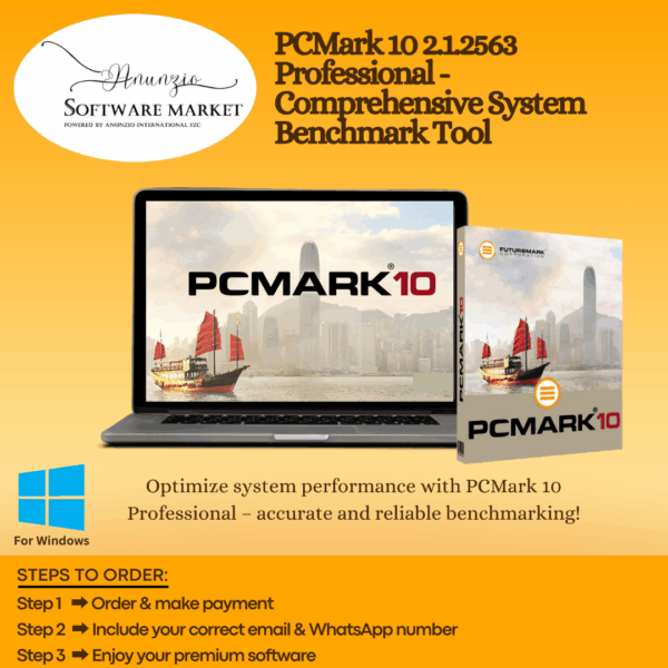 PCMark 10 interface displaying performance benchmark results on a desktop