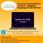 Pitney Bowes MapInfo Pro interface showing GIS mapping and analysis tools