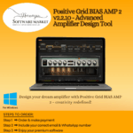 Positive Grid BIAS AMP 2 interface with custom amp design controls