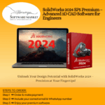 SolidWorks SP5 Premium software interface for professional 3D CAD modeling and assemblies
