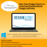 Stat-Ease Design Expert 13 software interface showing 3D rotating views