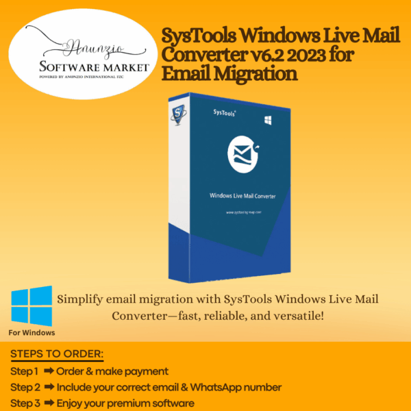 SysTools Windows Live Mail Converter interface showing email conversion and export options