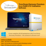 Toon Boom Harmony Premium software interface showcasing 2D and 3D animation tools