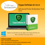 Topaz DeNoise AI software interface showcasing noise reduction for clearer images