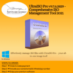 UltraISO Pro software box for managing ISO, BIN, NRG, and CDI image files with ease.