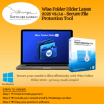 Wise Folder Hider interface for secure file and folder hiding with password protection