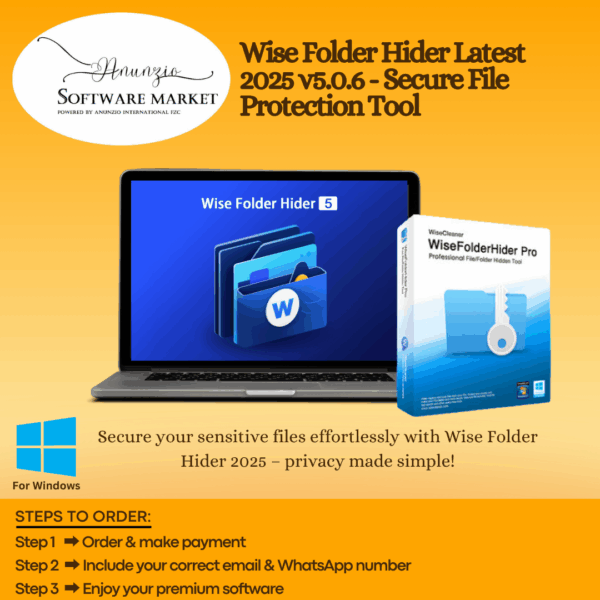 Wise Folder Hider interface for secure file and folder hiding with password protection