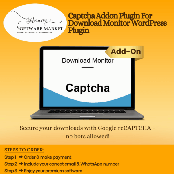Captcha Addon Plugin interface for securing downloads in Download Monitor