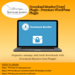Download Monitor WordPress Plugin core interface for managing downloadable content